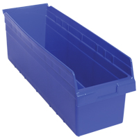 Bacs pour &eacute;tag&egrave;re Store-Max, 8-3/8" la x 8" H x 23-5/8" p, Bleu, Capacit&eacute; 68 lb MAS Chibougamau