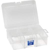 Boîte &agrave; compartiments en plastique, 4,75" la x 6,75" p x 2,25" h, 6 compartiments MAS Chibougamau