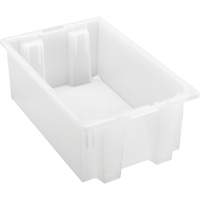 Contenant robuste Stack & Nest, 6" x 11" x 18", Transparent MAS Chibougamau