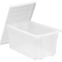 Contenant robuste Stack & Nest, 15" x 19,5" x 29,5", Transparent MAS Chibougamau