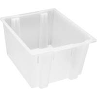 Contenant robuste Stack & Nest, 13" x 19,5" x 23,5", Transparent MAS Chibougamau