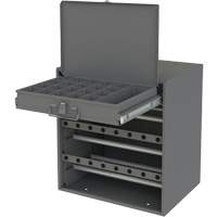 Armoire d'entreposage pour fil et borne, Acier, 1 tiroirs, 15-9/16" x 11-7/8" x 16-3/8", Gris MAS Chibougamau
