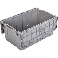 FP243C FliPak Nestable Tote, 26.9" x 16.9" x 12.1", Grey MAS Chibougamau