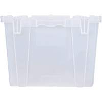 FP243C FliPak Nestable Tote, 26.9" x 16.9" x 12.1", Clear MAS Chibougamau
