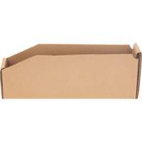 Boîtes profondes en carton ondul&eacute;, 1-15/16" la x 11-1/4" p x 4-1/2" h, Beige MAS Chibougamau