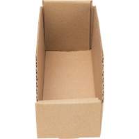 Deep Corrugated Parts Bins, 3-3/4" W x 11-1/4" D x 4-1/2" H, Beige MAS Chibougamau