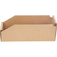 Deep Corrugated Parts Bins, 3-3/4" W x 11-1/4" D x 4-1/2" H, Beige MAS Chibougamau