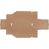 Deep Corrugated Parts Bins, 5-3/4" W x 11-1/4" D x 4-1/2" H, Beige MAS Chibougamau
