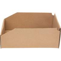 Deep Corrugated Parts Bins, 7-5/8" W x 11-5/16" D x 4-1/2" H, Beige MAS Chibougamau