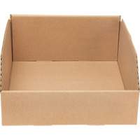 Boîtes profondes en carton ondul&eacute;, 11-3/4" la x 11-1/4" p x 4-1/2" h, Beige MAS Chibougamau
