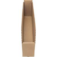 Boîtes profondes en carton ondul&eacute;, 2-7/8" la x 17-1/4" p x 4-1/2" h, Beige MAS Chibougamau