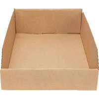 Boîtes profondes en carton ondul&eacute;, 11-3/4" la x 17-1/4" p x 4-1/2" h, Beige MAS Chibougamau