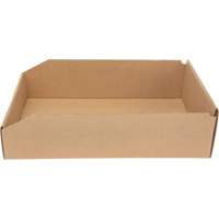 Boîtes profondes en carton ondul&eacute;, 11-3/4" la x 17-1/4" p x 4-1/2" h, Beige MAS Chibougamau