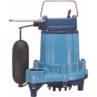 Pompes submersibles/pour effluents, 53 gal./h, 115 V, 5 A, 1/3 CV MAS Chibougamau