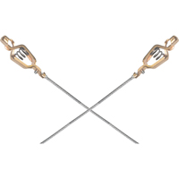 Light-Duty Bonding & Grounding Wire Assemblies - Two Alligator Clips MAS Chibougamau