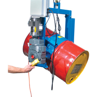 Power Drum Tilter - 1 Phase/115V, 55 US gal. (45 Imperial Gal.) Drum Size, 1500 lbs./680 kg. Cap. MAS Chibougamau