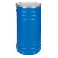 Polyethylene Drums, 15.5 US gal (12.91 imp. Gal.), Open Top, Blue MAS Chibougamau