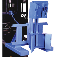 Manipulateur de barils MORSPEED 1500 pour chariot &eacute;l&eacute;vateur, Pour 55 gal. US (45 gal. imp.) MAS Chibougamau