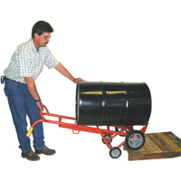 Diable de luxe pour baril 15BT, Fabriqu&eacute; en Acier, 30 - 55 gal. US (25 - 45 gal. imp.) MAS Chibougamau