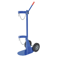 Chariot pour bouteille de gaz, Roues Caoutchouc, Base de 12" la x 15-1/2" lo, 500 lb MAS Chibougamau