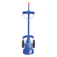 Chariot pour bouteille de gaz, Roues Caoutchouc, Base de 12" la x 15-1/2" lo, 500 lb MAS Chibougamau