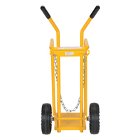 Chariot pour bouteille de gaz, Roues Caoutchouc moul&eacute;, Base de 9-13/16" la x 16" lo, 150 lb MAS Chibougamau