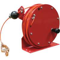 G 3000 Static Discharge Grounding Reel, 100' Length, Heavy-Duty MAS Chibougamau