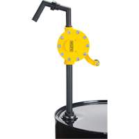 Pompe rotative pour baril, Polypropyl&egrave;ne, Pour capacit&eacute; 15 - 55 gal. US, 8 oz/course MAS Chibougamau