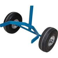 Cylinder Cart, Flat-Free Wheels, 15-1/2" W x 14-1/4" L Base, 600 lbs. MAS Chibougamau