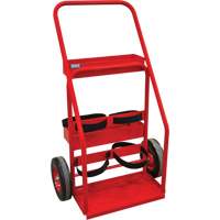 Hot Works Fire Prevention Cart, Semi-Pneumatic Wheels, 17.75" W x 8.9" L Base, 100 lbs. MAS Chibougamau