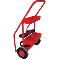Hot Works Fire Prevention Cart, Semi-Pneumatic Wheels, 17.75" W x 8.9" L Base, 100 lbs. MAS Chibougamau