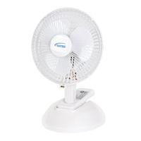 Ventilateur &agrave; pince & de bureau, Diam&egrave;tre 6", 2 vitesses MAS Chibougamau