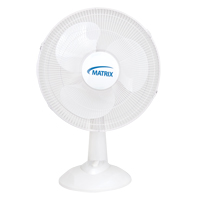 Ventilateur oscillant &agrave; boutons-poussoirs pour bureau, Diam&egrave;tre 16", 3 vitesses MAS Chibougamau