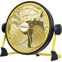 Ventilateur d'int&eacute;rieur/ext&eacute;rieur rechargeable avec port USB, Commercial, Variable vitesses, Diam&egrave;tre de 12" MAS Chibougamau