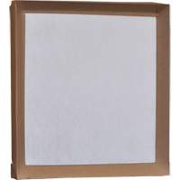 Disposable Filter, Box, 12" W x 2" D x 24" H MAS Chibougamau