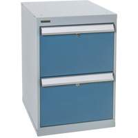 Two-Drawer Pedestal Workbench, 18" W x 21" D x 28" H MAS Chibougamau