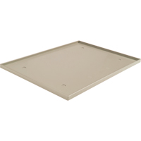 Fond de casier, Convient aux casiers 12" x 18", Beige, Plastique MAS Chibougamau