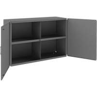Armoire murale, 24" h x 33-13/16" la x 12-3/8" p, 1 tablettes, Acier, Gris MAS Chibougamau