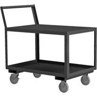 Chariot de service avec surface surbaiss&eacute;e, 2 niveaux, 30-1/4" la x 63" p x 37-1/2" h, 1200 lb Cap MAS Chibougamau