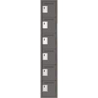 Petits casiers Clean Line, 6 niveaux, 12" x 18" x 72", Acier, Charbon, Rivet (assembl&eacute;) MAS Chibougamau