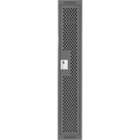 Clean Line Lockers, 12" x 15" x 72", Steel, Charcoal, Rivet (Assembled), Perforated MAS Chibougamau
