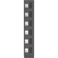 Petits casiers &eacute;conomiques assembl&eacute;s et perfor&eacute;s Clean Line, 6 niveaux, 18" x 72" x 12", Acier MAS Chibougamau