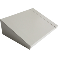 All-Welded Concorde - Heavy-Duty Lockers Sloping Top, 2 Bank, 18" D x 24" W x 6" H, Grey, Steel MAS Chibougamau