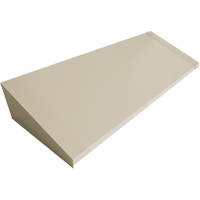 All-Welded Concorde - Heavy-Duty Lockers Sloping Top, 4 Bank, 18" D x 48" W x 6" H, Beige, Steel MAS Chibougamau