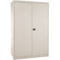 Armoires de rangement Hi-Boy profondes, Acier, 4 Tablettes, 72" h x 36" la x 24" P, Beige MAS Chibougamau
