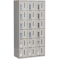 Casiers robustes Concorde, 6 niveaux, Bloc de 3, 36" x 18" x 72", Acier, Gris, Soud&eacute; (assembl&eacute;) MAS Chibougamau