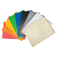 Fond de casier, Convient aux casiers 12" x 18", Beige, Plastique MAS Chibougamau