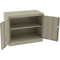 Standard Desk-High Cabinet, Steel, 30" H x 36" W x 18" D, Beige MAS Chibougamau