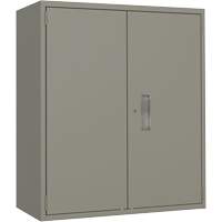 Lo-Boy Storage Cabinet, Steel, 2 Shelves, 40" H x 36" W x 18" D, Grey MAS Chibougamau