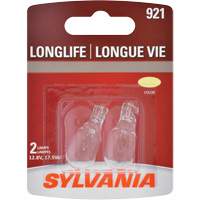 921 Long Life Mini Automotive Bulb, Incandescent, 17.9 W, Off White MAS Chibougamau